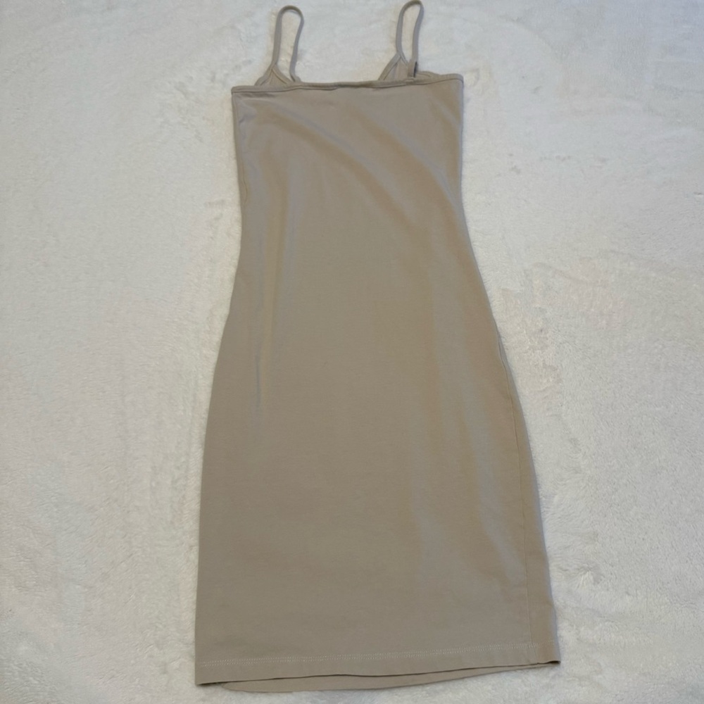 JDY Mini Dess Body Con Beige Size XS GUC - Picture 6 of 8
